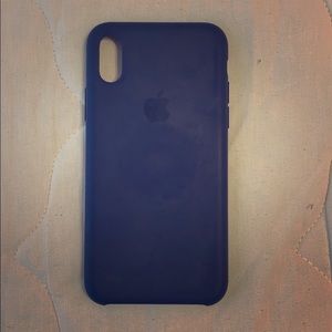 Apple silicone iPhone X case